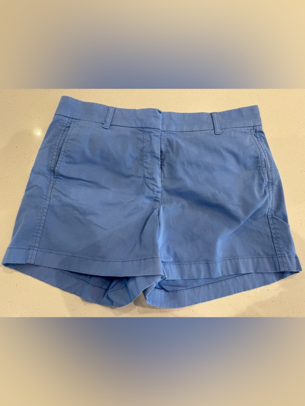 *JCREW* Light Blue Chino Shorts - 4in